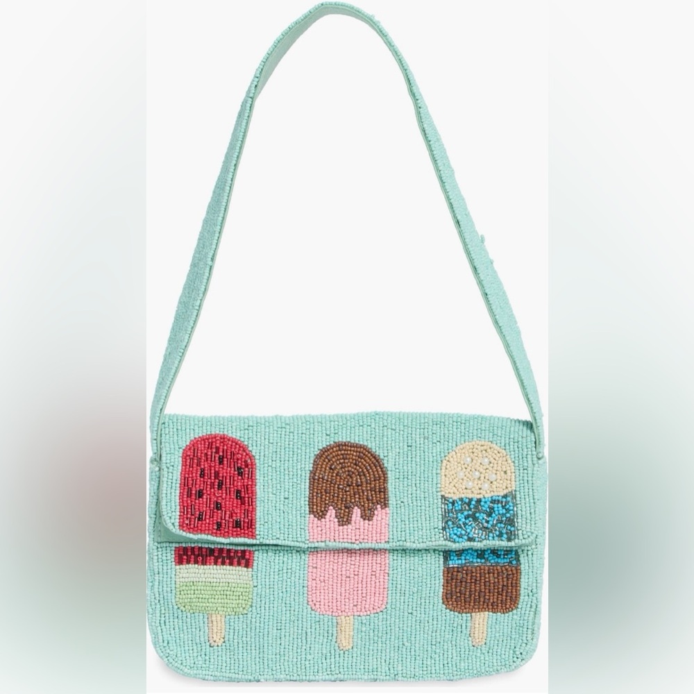 NWT Collection XIIX Beaded Ice Cream
Pops Baguette Shoulder Bag